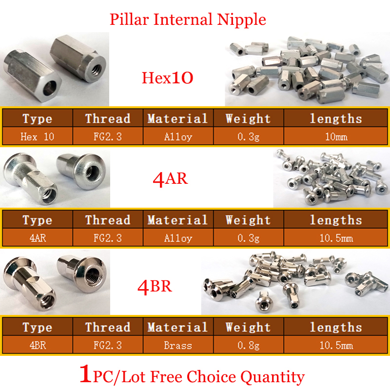 Spoke Nipple Brass - 1 Cái/lốc Trụ Cột Bên Trong