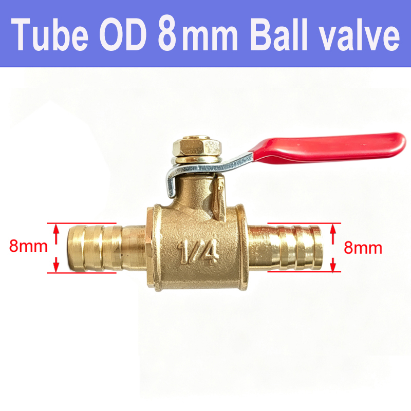 Small Red Handle Brass Shutoff - đánh giá và giá Spoke Nipple Brass